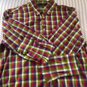 Ben Sherman long-sleeve plaid shirt